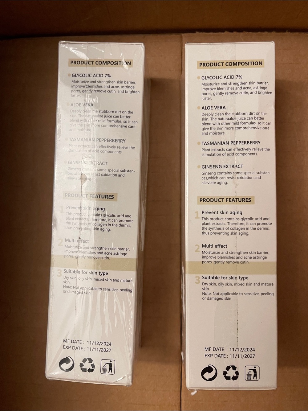 Glycolic Acid 7% Toning Solution – White - Picture 2 of 2